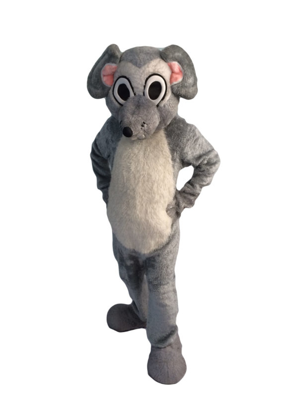 Mouse Mascot with White tummy