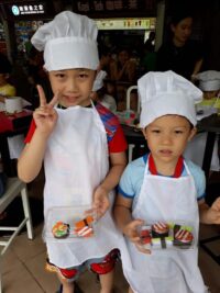 chef hat and apron