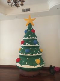 inflatable christmas tree decor