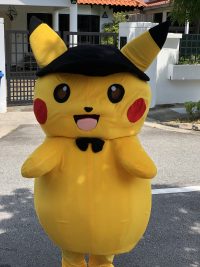 pikachu mascot cosplay