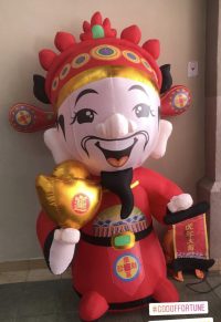 2m tall fortune god inflatable