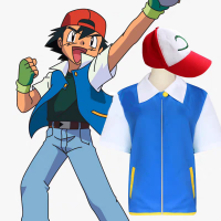 Ash Ketchum pokemon trainer cosplay costume